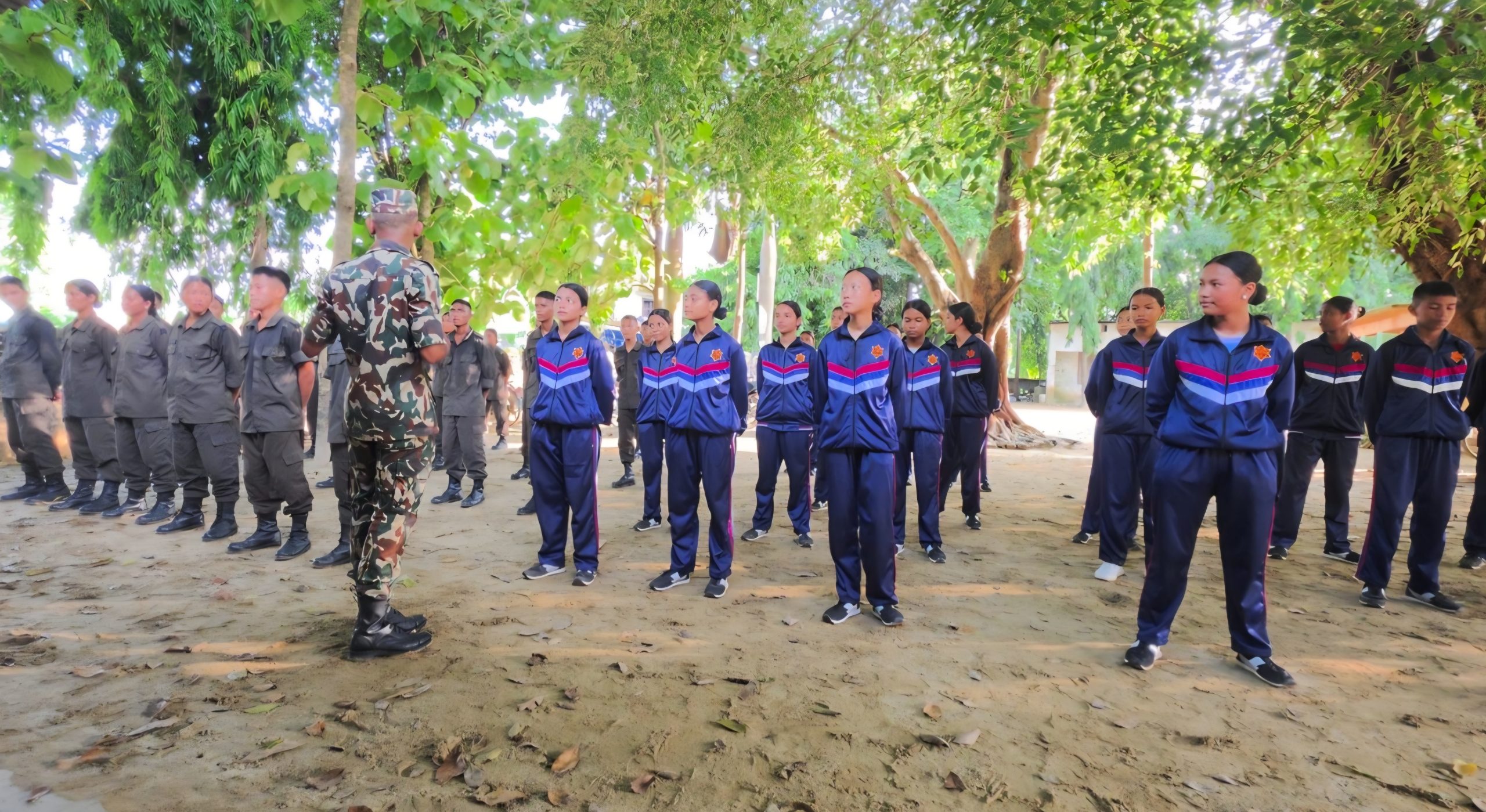 दुई विद्यालयका NCC विद्यार्थीहरूबीच अनुभव आदान–प्रदान तथा परिचयात्मक कार्यक्रम सम्पन्न