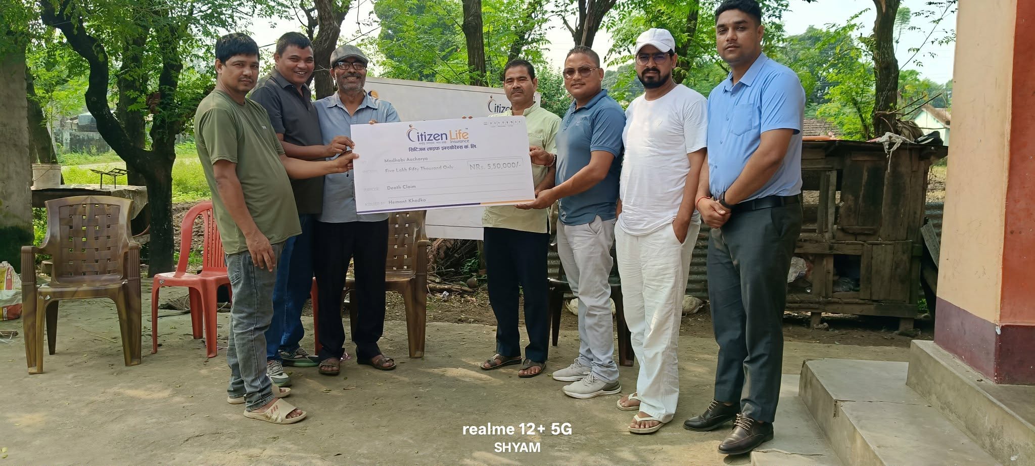 सिटिजन लाइफद्वारा पुनर्वासमा मृत्यु दाबी बापत साढे पाँच लाख भुक्तानी, सन्तानको शिक्षाका लागि मासिक भत्ता दिइने